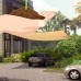 13 x19.7'' Sun Shade Sail UV Top Cover Outdoor Canopy Patio Rectangle Sand   